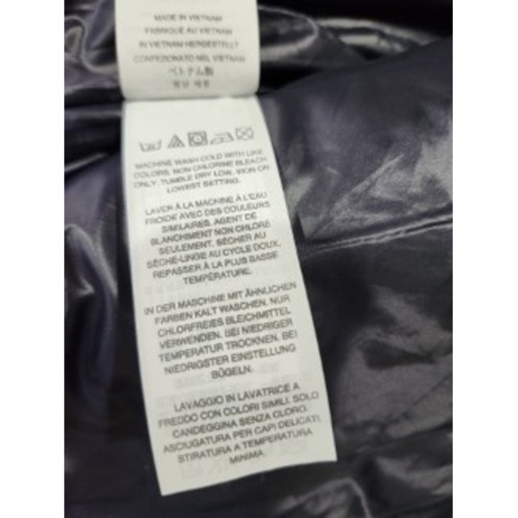 J.Crew Quilted Vest Womens XXS Navy Blue Gold Button Pockets - Picture 5 of 6